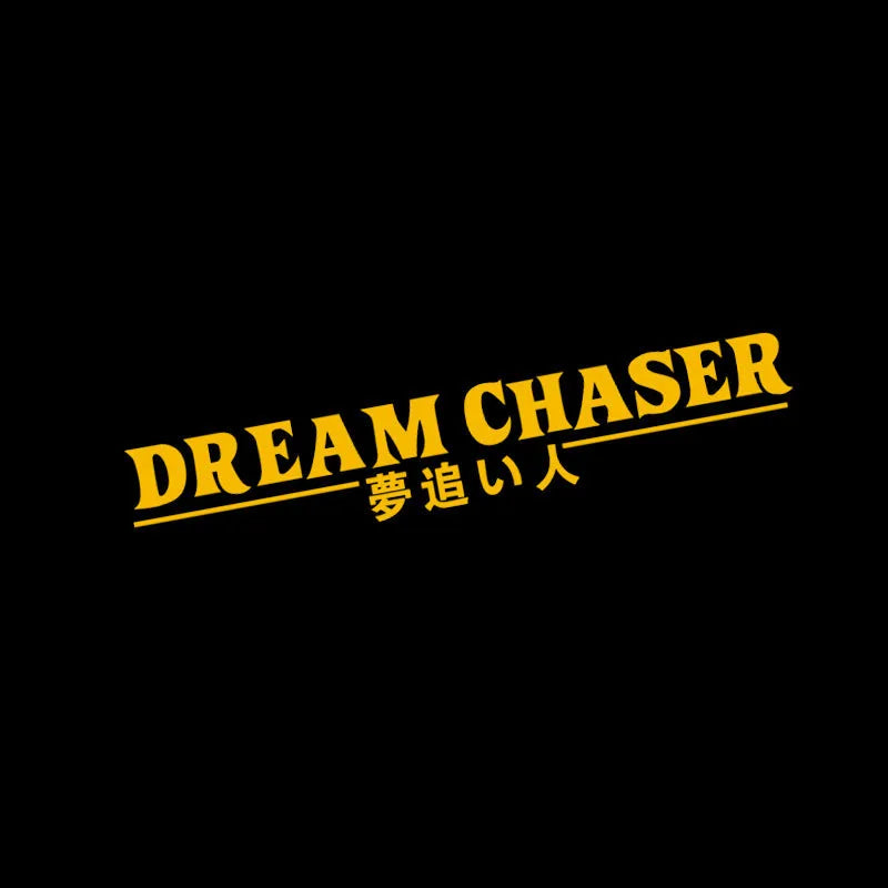 40x7cm Chinese dream chaser car sticker for rear window application in multiple colours