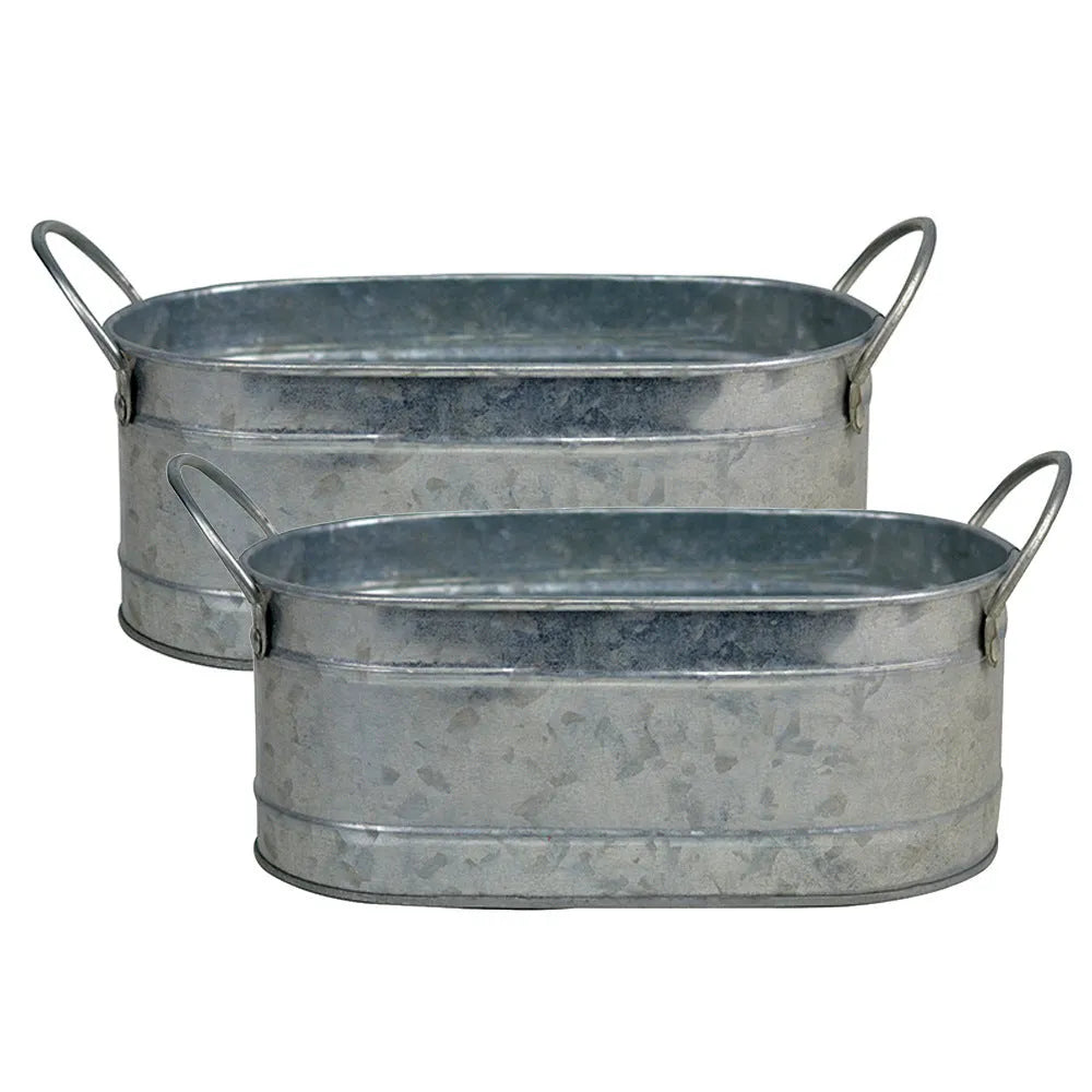 Iron sheet desktop succulent flowerpot with corrosion-resistant metal construction