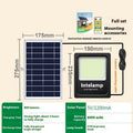 Waterproof solar courtyard LED light with IP65 rating for outdoor garden installation