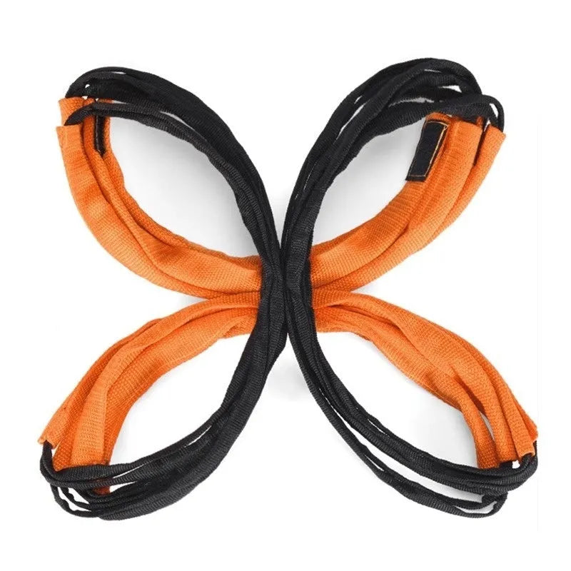 Plastic butterfly agile ladder training rope in various lengths from 160cm to 800cm for youth fitness and speed drills