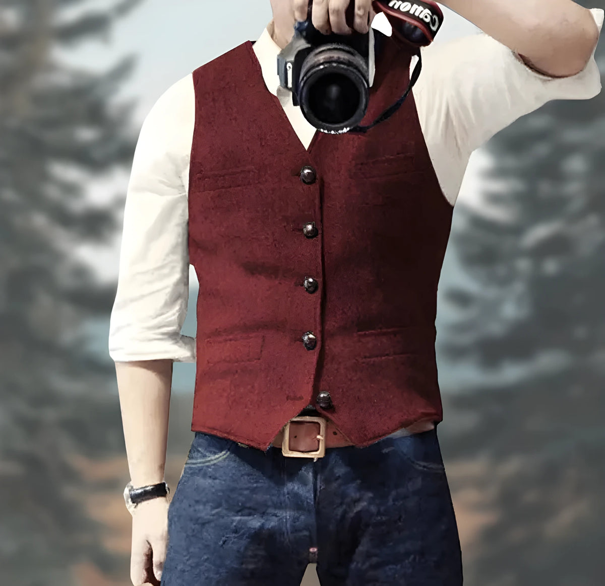 Men's single-breasted V-neck suit vest in grey, black and navy, slim fit, sizes S to 3XL