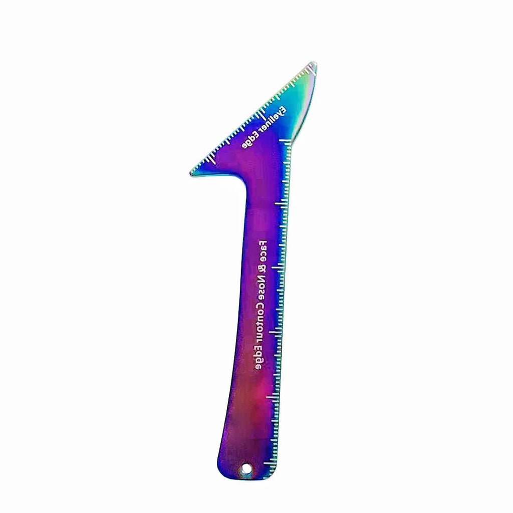 3-in-1 reusable eyeliner stencil tool for hooded eyes with winged eyeliner and contouring templates