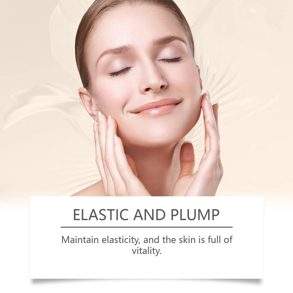 30ml collagen firming care solution bottle with hyaluronic acid in 2.8x10.3cm dimensions