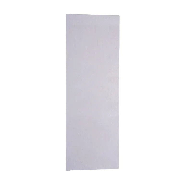 Stainless steel cake cream scraper tool with multiple polygon pattern edges for decorating.