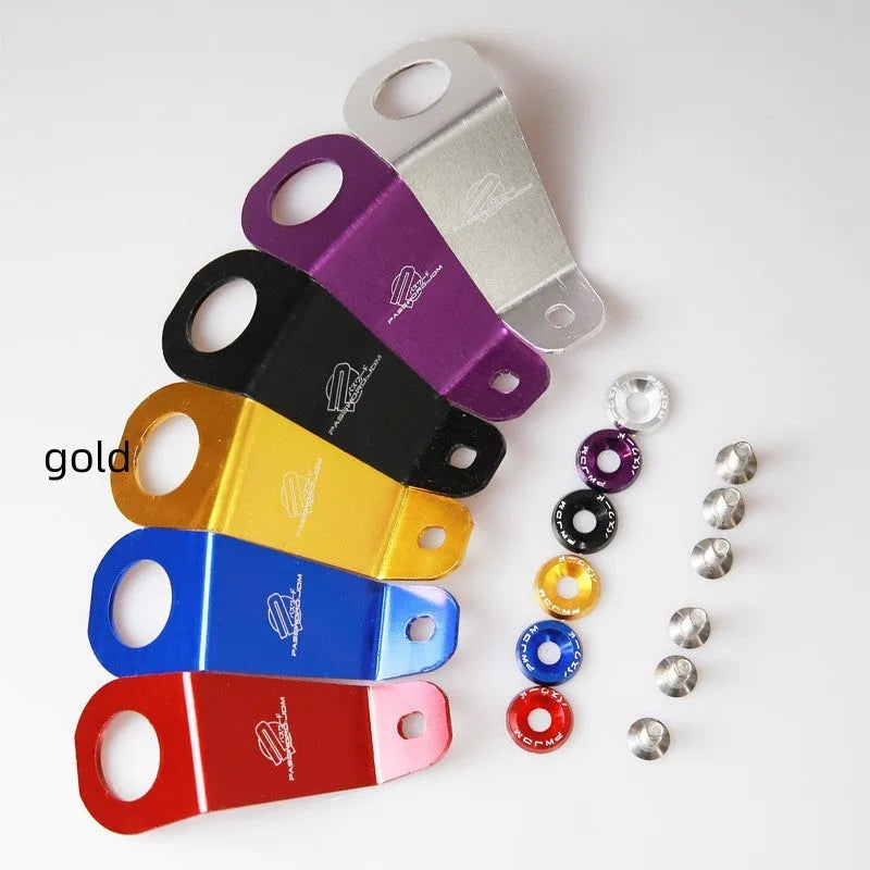 Aluminium alloy radiator mounting bracket for Honda Civic EG in multiple colour options.