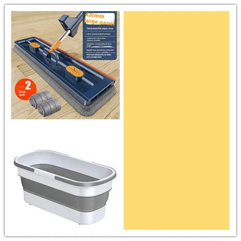 New style large flat mop with 360 rotating head and 137cm stainless steel handle for cleaning tile and wood floors