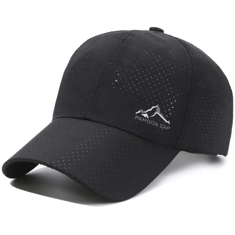 Korean-style adjustable baseball cap in Army Green colour on a white background