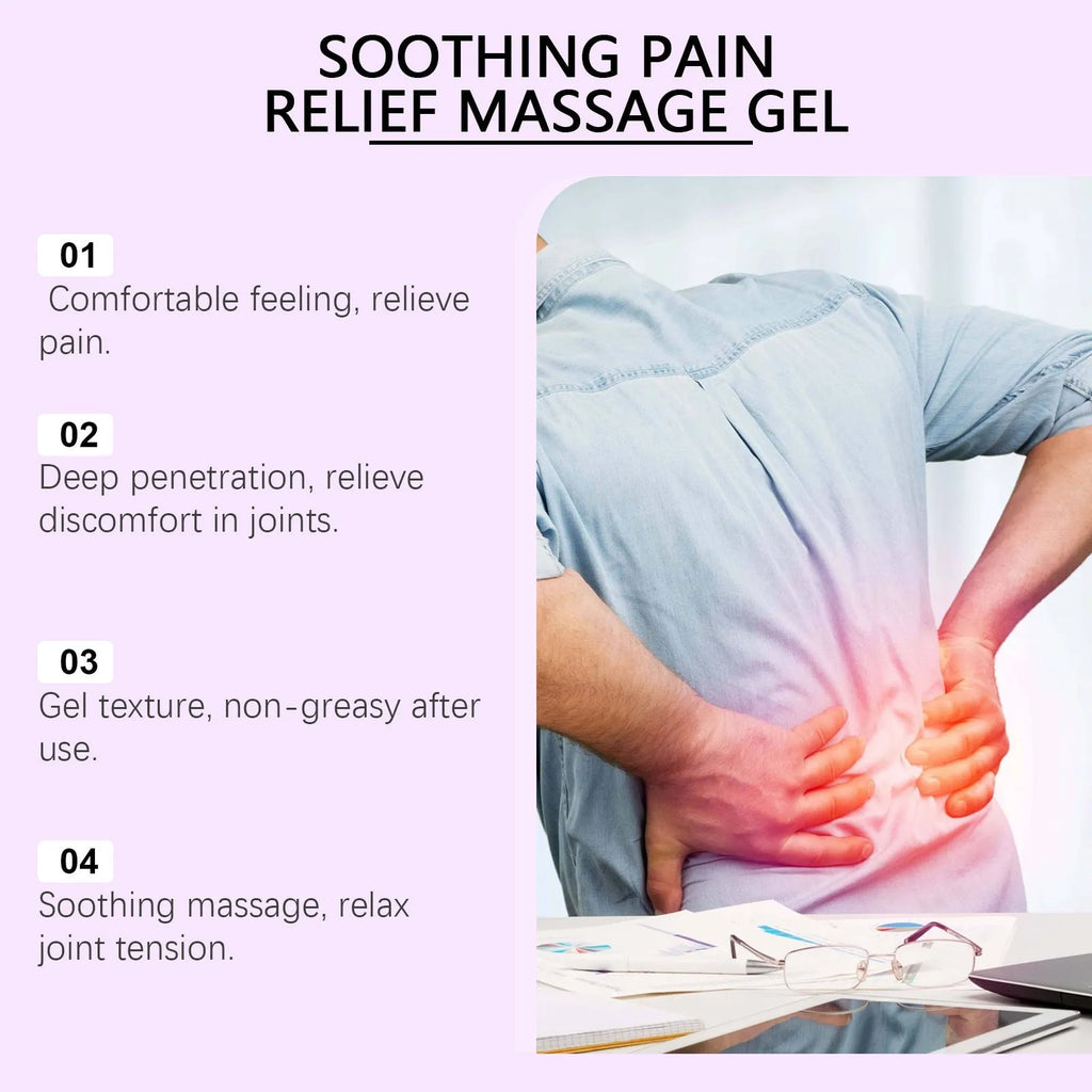 100g tube of body massage gel for joint, knee, and elbow care.