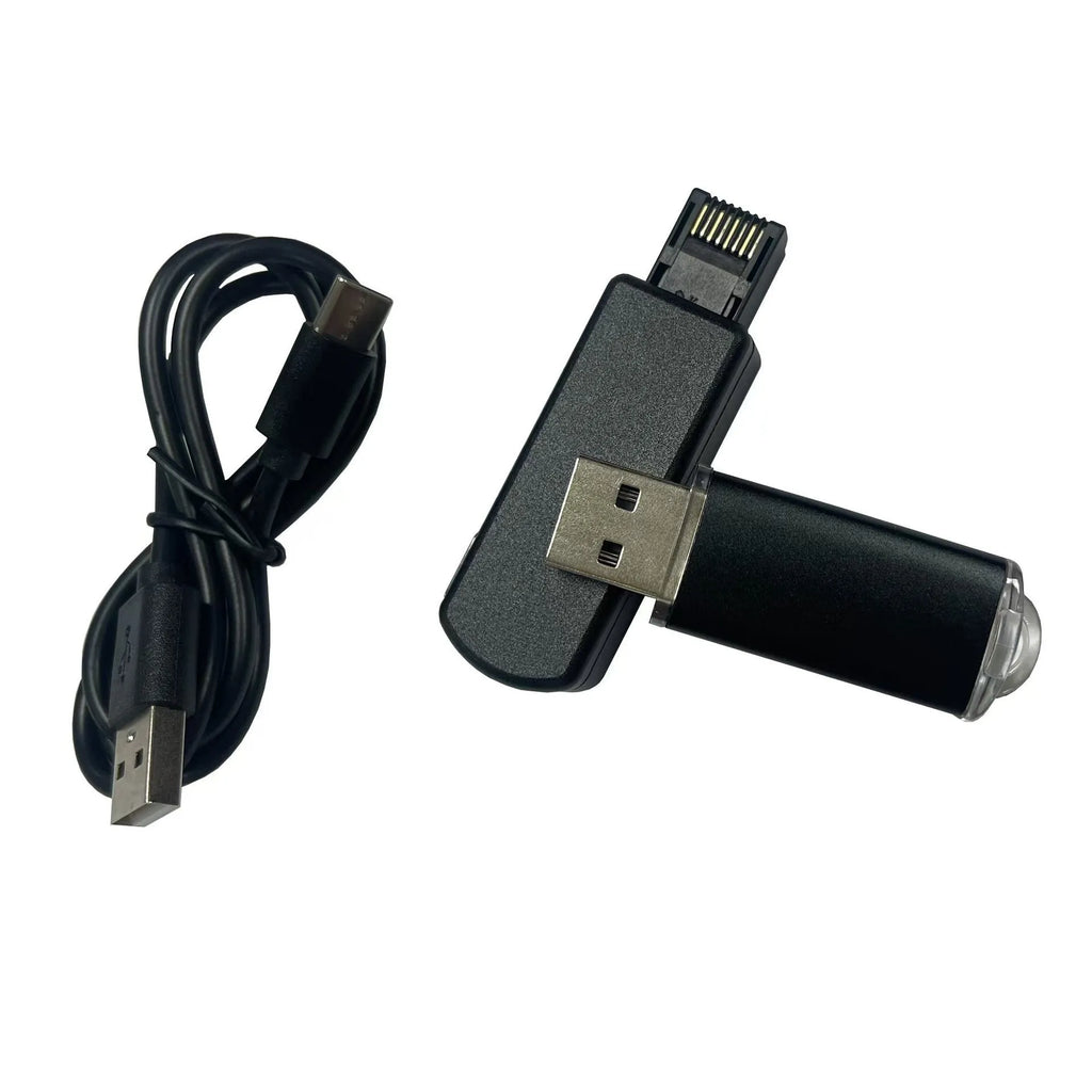 Black aluminium alloy PlayStation JB Tool USB adapter for firmware switching with Ethernet port