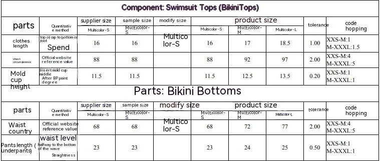 Women's separated printed swimwear bikini set with tube top and matching briefs