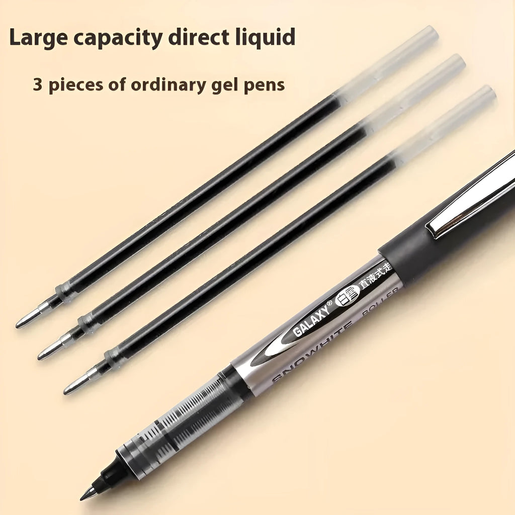 0.5mm water-based quick-drying signature pen in plastic shell with multiple colour options