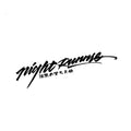 Nightwalker Car Decal sticker showing text design, available in black, colourful, or pink colours.