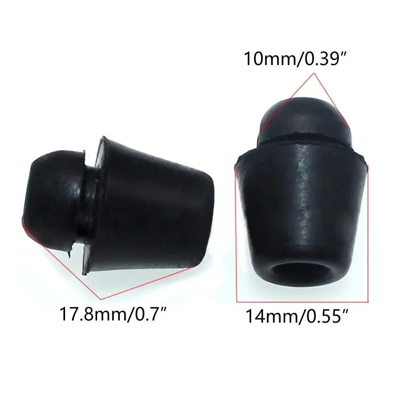 Automobile buckle buffer rubber clips in X16 colour for shock absorption