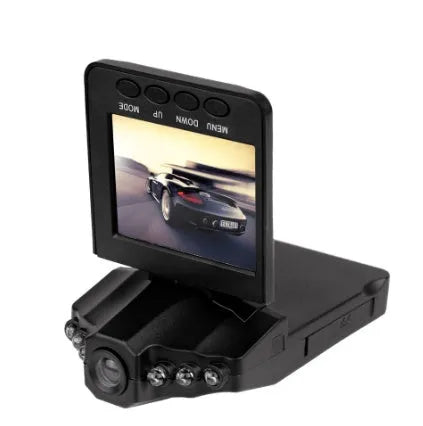 H198 HD car dashboard camera with six infrared lights and 2.4-inch screen for vehicle security recording