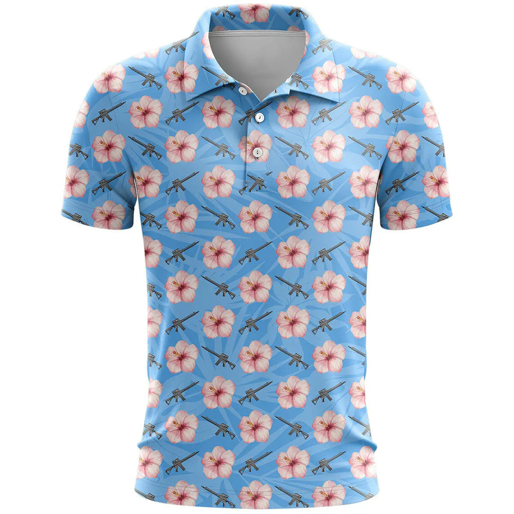 Loose-fit 3D printed sports top in thin polyester bird eye cloth with short sleeves and colour-matching pattern