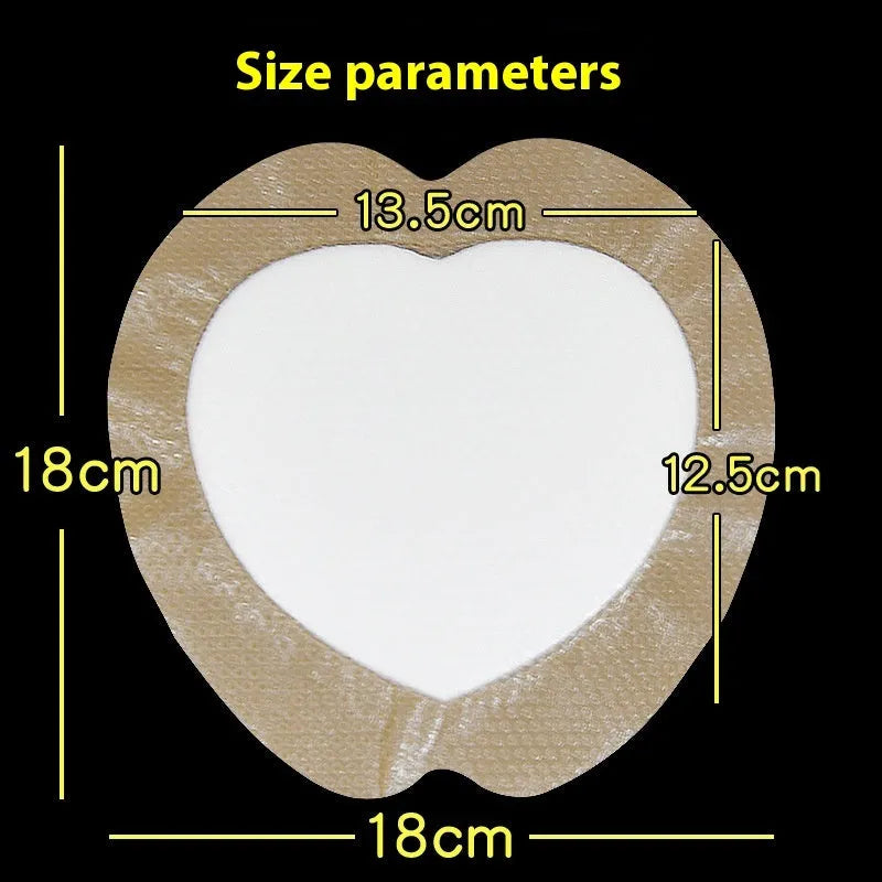 Large skin-colour bedsore sticker with silica gel foam dressing for pressure sore prevention
