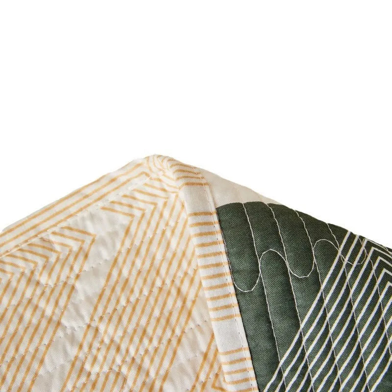 Pure cotton printed bed sheet three-piece set in modern simplicity style for 2.2 metre beds