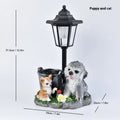 Hexagonal solar garden lamp in synthetic resin with American country design
