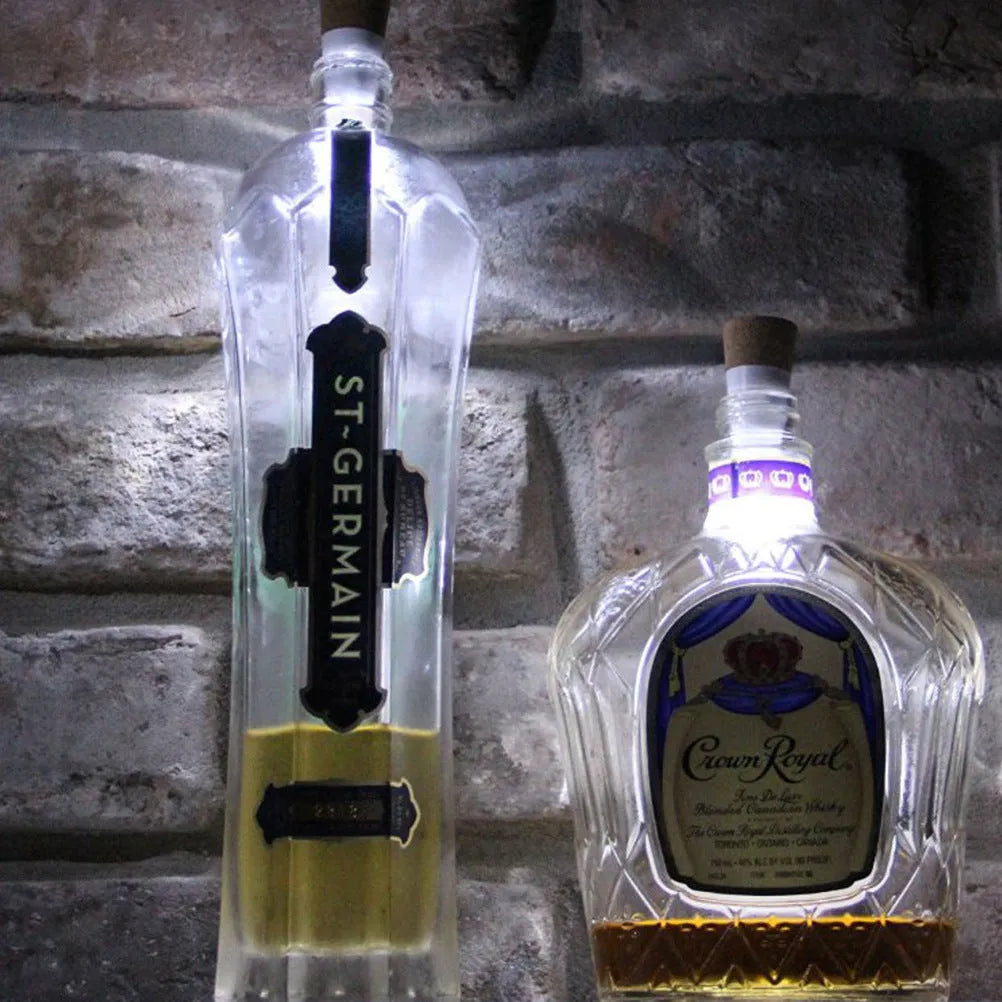 LED rechargeable bottle cap cork light showing plastic housing and 30mm diameter cork section