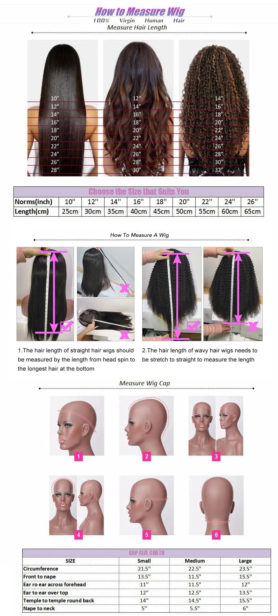 Body wave human hair lace front wig on a stand showing long, wavy texture.