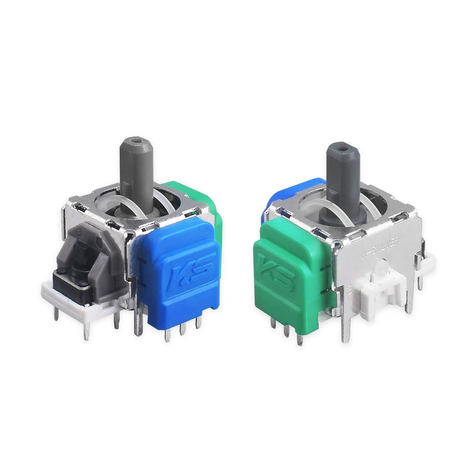 Hall effect electromagnetic joystick replacement module for PS5 PS4 XBOX and Nintendo Switch gamepad controllers.