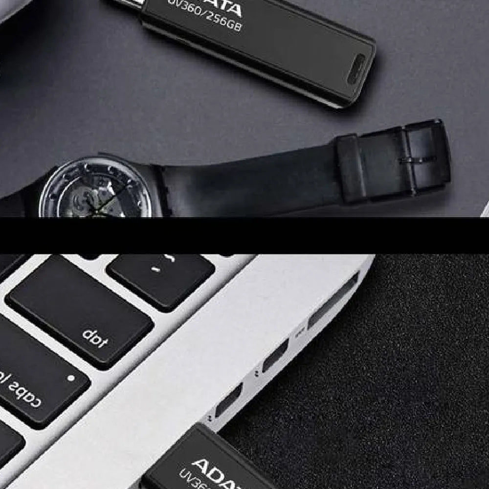Black car-mounted USB flash drive with waterproof plastic case showing dimensions 53.3 x 17.9 x 7.4 mm